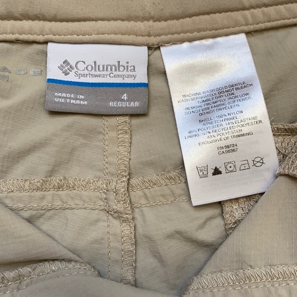 Columbia Sportswear Hiking Pants, size 4 - Picture 9 of 11